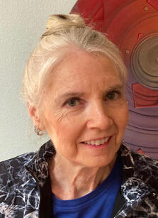 Close-up of Denise Busch