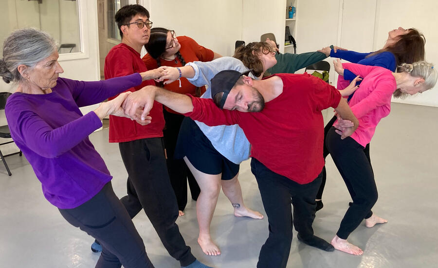 Three Danceability dancers in a pose